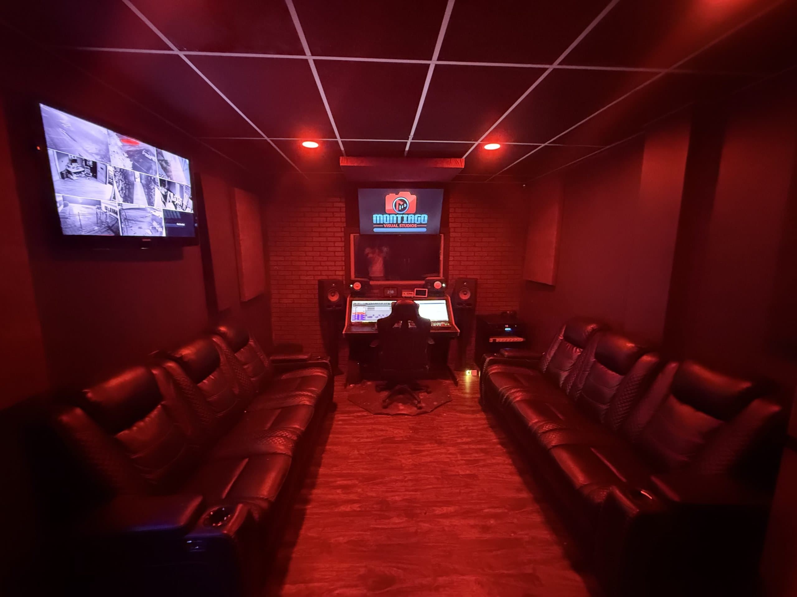 Engineer's mixing desk during a session